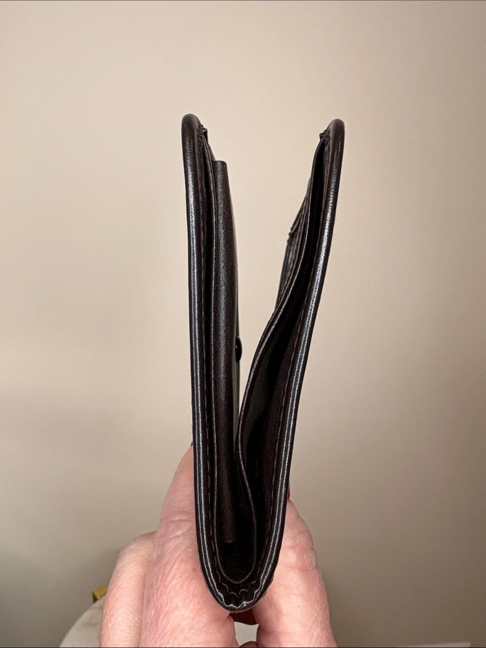 Christian Dior vintage brown wallet Trotter Oblique print